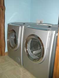 Washer and dryer in the Laundry Room